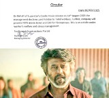 Singapore firm offers paid holiday for its Tamil workers to watch Rajinikanths Coolie