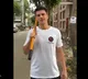 Serbia Citizen Cleaning Gurugram Streets Ahead of Independence Day
