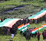 Indian Army, ITBP and locals unite for historic ‘Tiranga March’ at 14,000 ft in Tawang