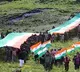 Indian Army, ITBP and locals unite for historic ‘Tiranga March’ at 14,000 ft in Tawang