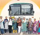 AP Sthree Shakthi scheme starts free bus travel for women