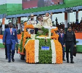 Chandrababu Naidu Receives Police Salute in Vijayawada
