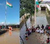 Floods Did not Stop Independence Day Celebrations in Jharkhand