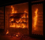 Delhi: Four killed as fire destroys electronics showroom in Raja Garden