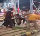 On Camera Army Jawan Pinned To Pole Thrashed By UP Toll Booth Staff