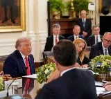 European leaders praise Trump's peace efforts at White House meeting with Zelensky