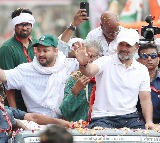 Rahul Gandhi Car Hits Constable During Voter Adhikar Yatra