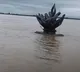 Godavari River Swells at Kaleshwaram Gyanadeepa Submerged