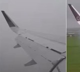 Air India Pilot Praised For Smooth Landing In Mumbai Despite Heavy Rain Video Goes Viral