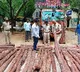 Red Sanders Anti Smuggling Task Force Seizes Red Sandalwood in AP