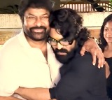 Ram Charan touches Chiranjeevi’s feet while celebrating his 70th birthday