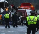 Five dead in tour bus crash in US state of New York