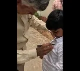 Chandrababu Naidu Autographs Boys Shirt in Peddapuram
