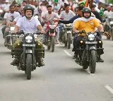 Rahul Gandhi Tejashwi Yadav Bike Rally in Bihar Sparks Controversy
