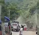 Arunachal Pradesh Landslide damages vehicles in West Kameng