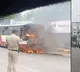 RTC Bus Catches Fire in Mehdipatnam Hyderabad