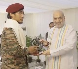 HM Amit Shah felicitates security personnel involved in Op Mahadev, praises their bravery