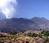 Volcano in southwestern Japan erupts