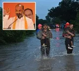 Bandi Sanjay requests Rajnath Singh for help with Telangana floods