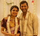 Actor Vishal gets engaged to actress Sai Dhanshika on his birthday