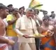 Chandrababu Offers Prayers to Krishna River at Kuppam Branch Canal