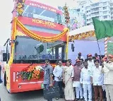 Chandrababu Naidu Announces Discount on Vizag Double Decker Bus Tickets