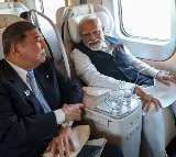 PM Modi travels by Bullet Train with Japan PM Shigeru Ishiba