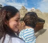 Yami Gautam shares pictures with son, father from her Leh getaway