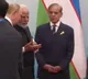 As PM Modi Putin walk past happily Shehbaz Sharif seen alone in a corner