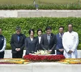 Singapore PM Lawrence Wong pays tribute to Mahatma Gandhi at Raj Ghat