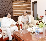 Shivraj Singh Chouhan Meets Telangana Minister Regarding Farmers Issues