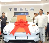 Tesla Delivers First Car in India to Pratap Sarnaik