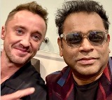 AR Rahman poses with Tom Felton, says he’s a major part of series ‘Gandhi’