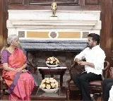 Revanth Reddy Meets Nirmala Sitharaman Seeking Financial Aid