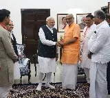 PM Modi meets CP Radhakrishnan after Vice Presidential victory