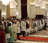 CM Chandrababu Naidu, Dy CM Pawan Kalyan attend VP’s oath ceremony