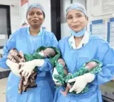 Woman Gives Birth to Four Babies in Satara Maharashtra