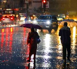 Hyderabad Rains Heavy Rainfall Causes Traffic Jams