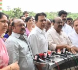 KTR calls to confront Congress government with armed struggle spirit