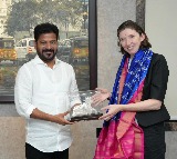 Revanth Reddy meets British High Commissioner UK Scholarships for Telangana Students