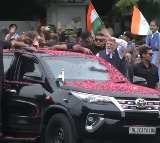 PM Modi receives rousing welcome in Gujarat's Bhavnagar