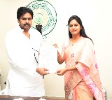 Pawan Kalyan Meets Singanamala MLA Sravani Sri