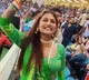 India Pakistan Match Viral Video Lady Fan Heckles Pakistan Team