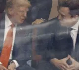 Donald Trump and Elon Musk Appear Together at Memorial Service