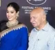 Janhvi Kapoor all smiles as she poses with Sushil Kumar Shinde, grandfather of boyfriend Shikhar Pahariya
