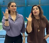 Sania Mirza Shares Funny Video of Farah Khan Dancing During Game
