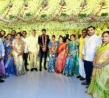 Nara Chandrababu Naidu Attends Minister Ramanayudu Daughters Wedding