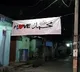 I Love Muhammad Flex Banner Clash in Davanagere