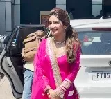 Sreeleela Spotted at Bollywood Heros Family Event