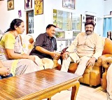 Bala Krishna Visits Old Friends Home in Palakollu